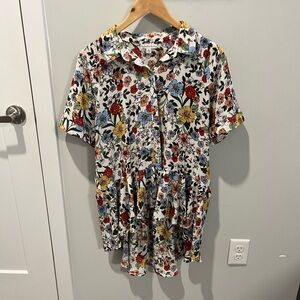 Floral Button-Up Shirt
